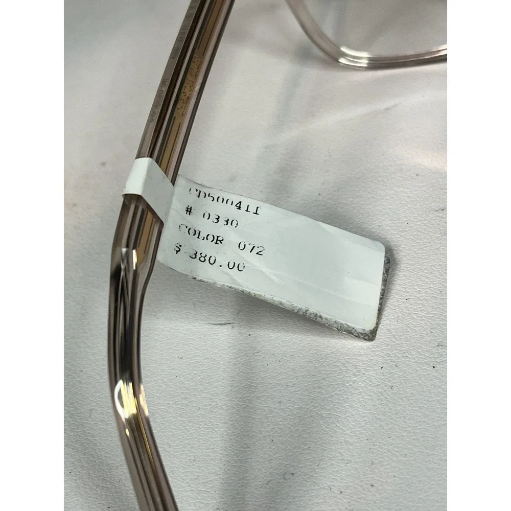 Christian Dior Spirito Square Clear Eyeglasses Frames 53-17- 140 - PREOWNED